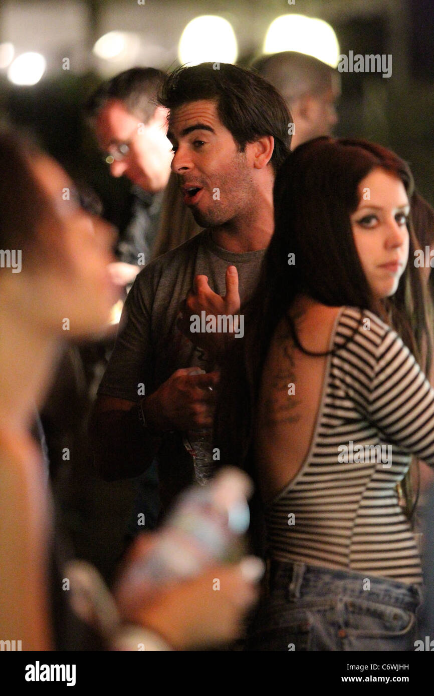 Peaches Geldof and boyfriend, Eli Roth at the 2010 Coachella Valley