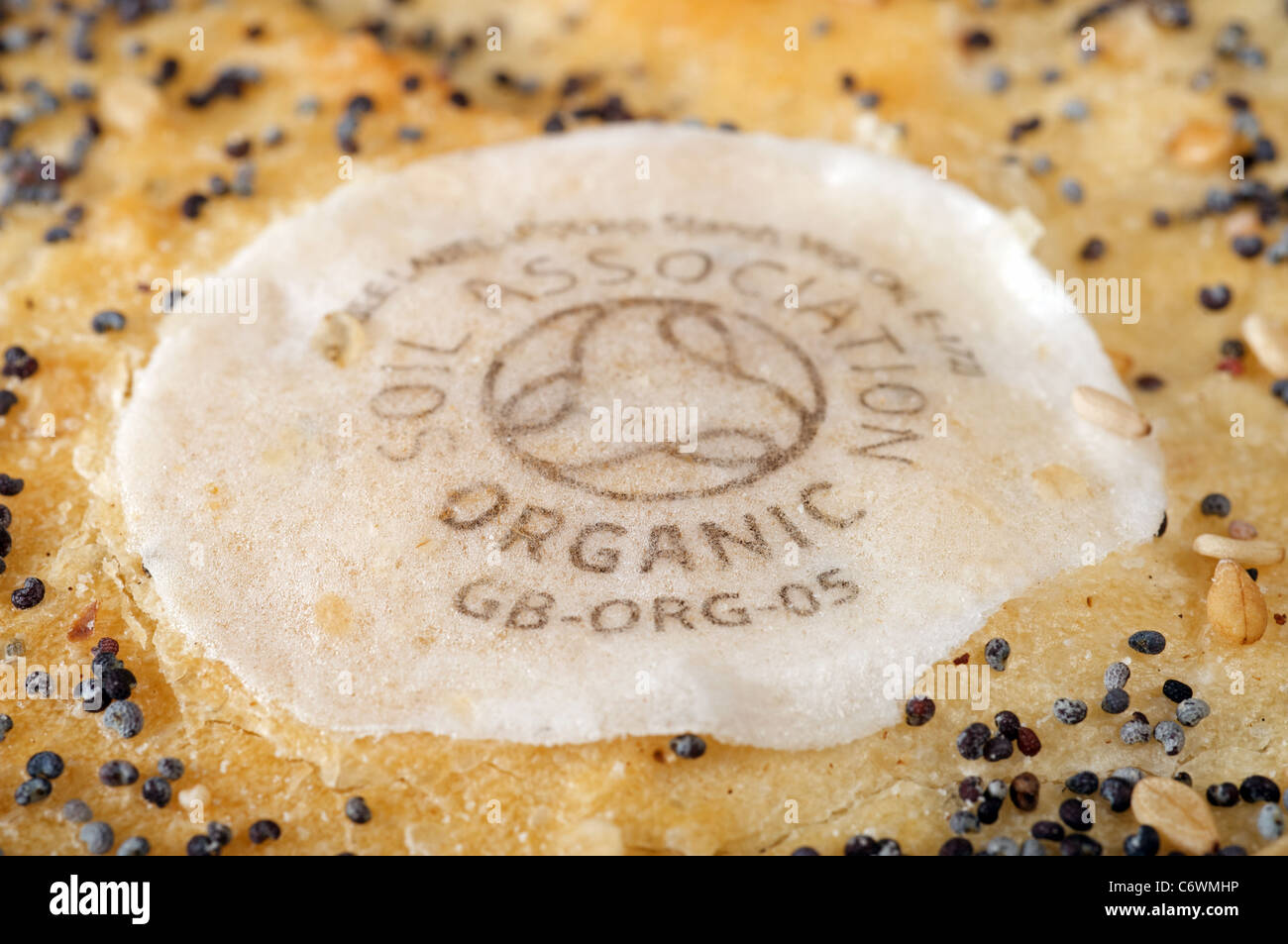 Soil Association organic bread Stock Photo