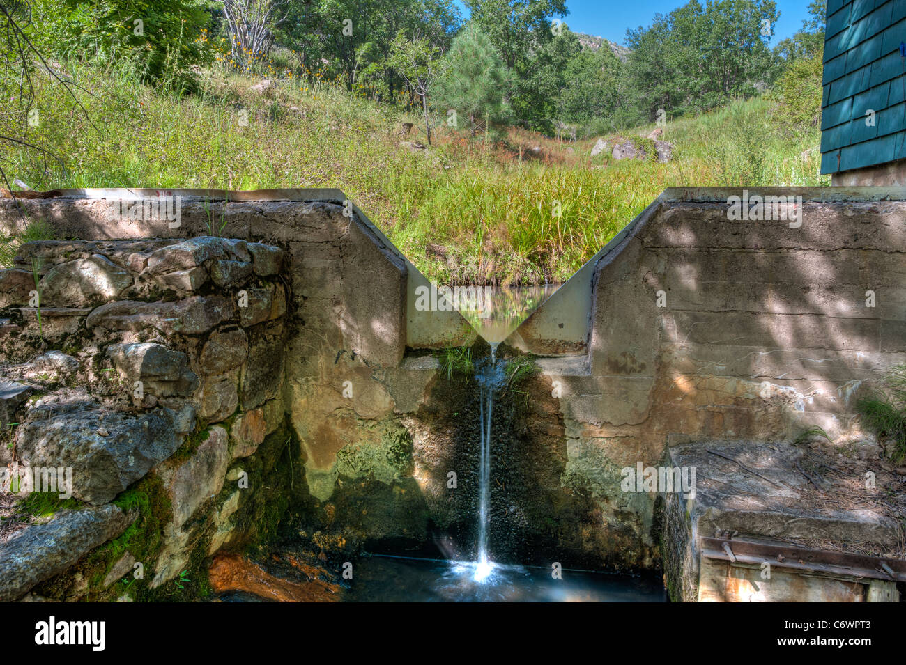 A weir ( /ˈwɪər/) is a small overflow dam used to alter the flow