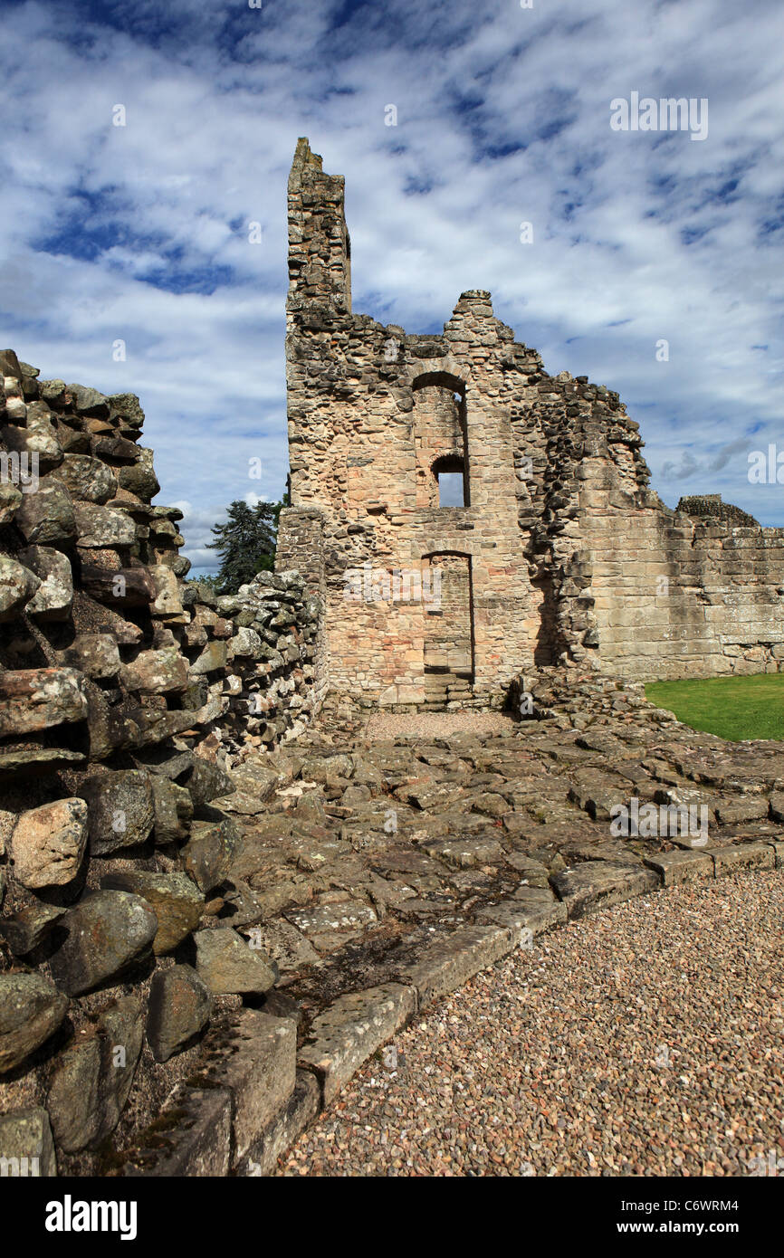 The sixteenth century Elphinstone Tower of [Kildrummy Castle
