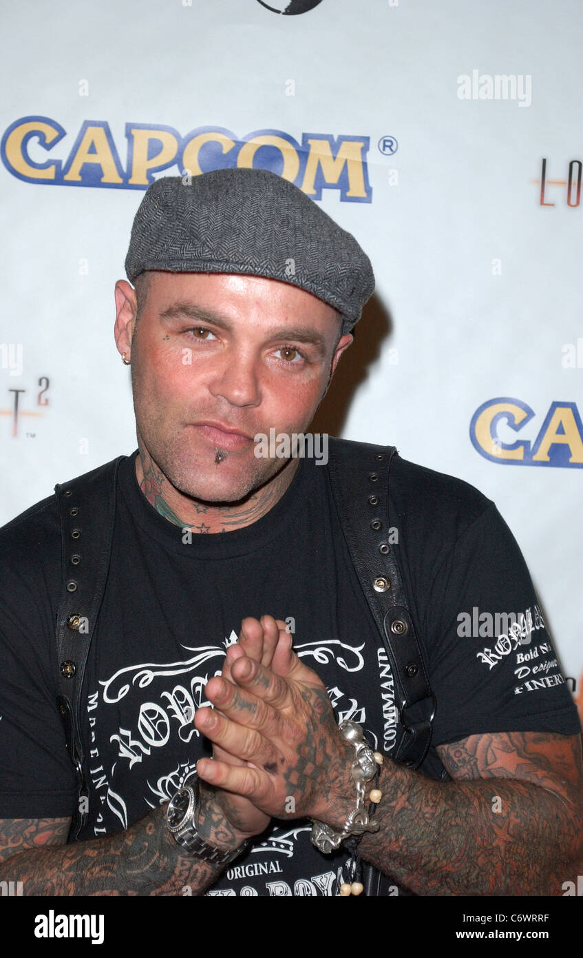 Seth Binzer aka Shifty Shellshock Launch Of Capcom's "Lost Planet 2" held  at the Roosevelt Hotel - Arrivals Los Angeles Stock Photo - Alamy