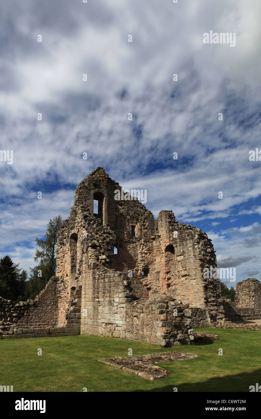 The sixteenth century Elphinstone Tower of [Kildrummy Castle