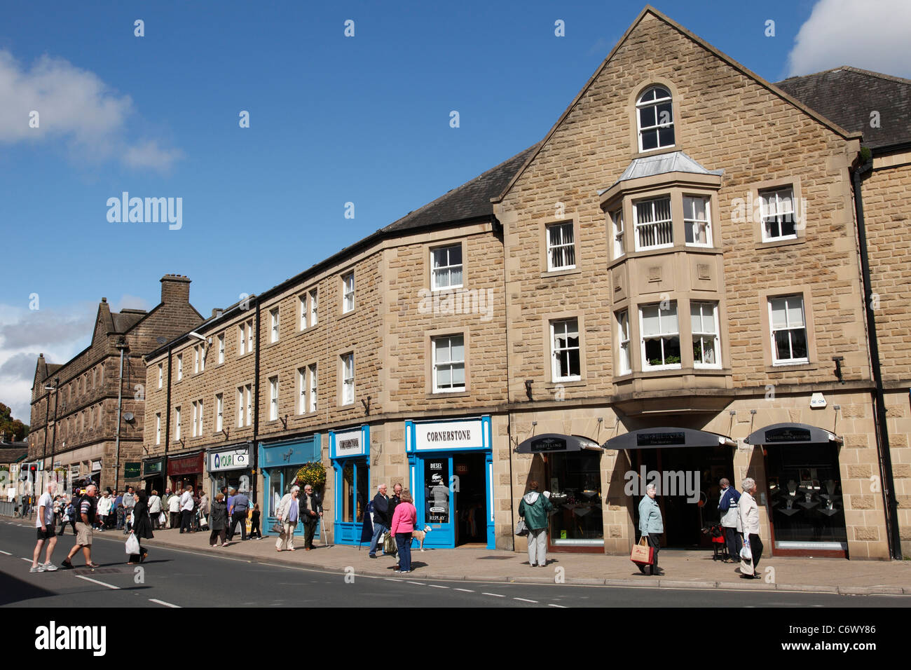 Bakewell, Derbyshire, England, U.K Stock Photo Alamy