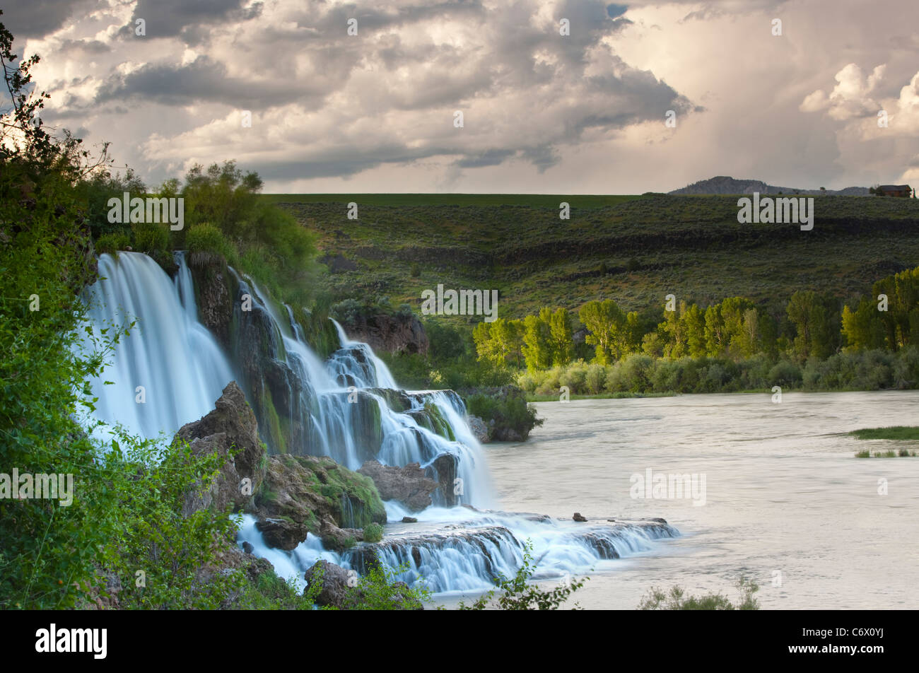 Fall Creek Falls, Swan Valley, Idaho Stock Photo Alamy