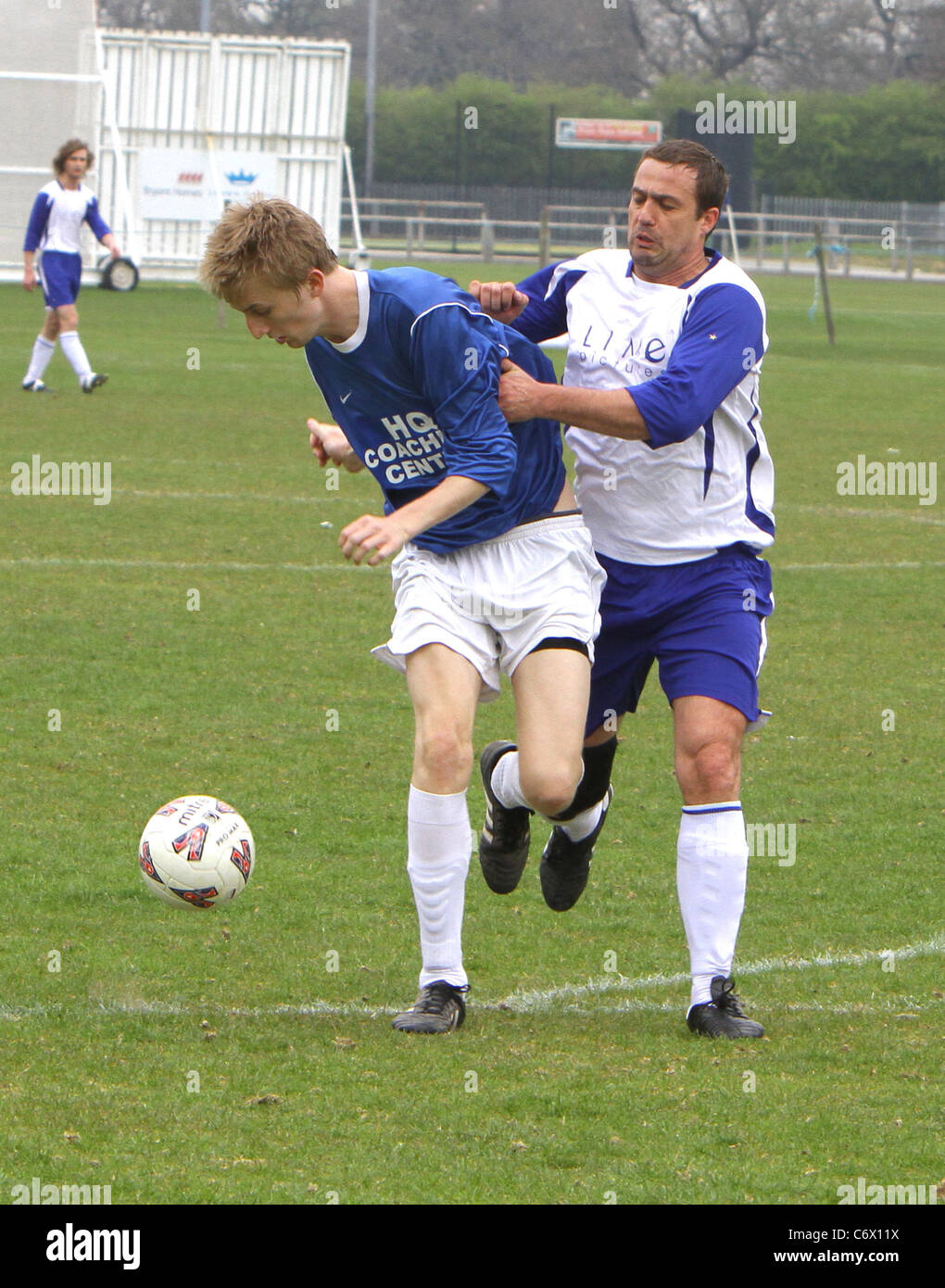 Jamie Lomas Charity football match, Hollyoaks v's HQ coaching ...