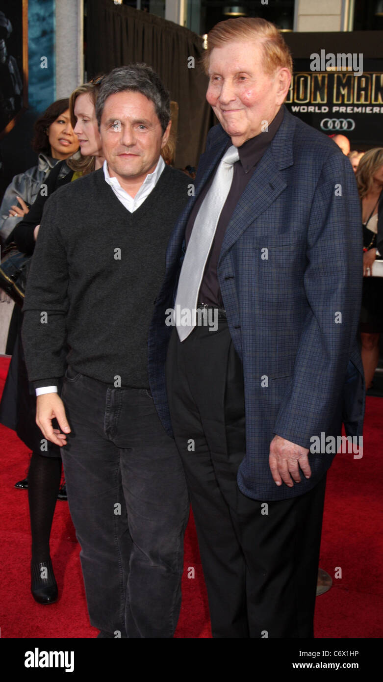 Brad Grey & Sumner Redstone arrives at the 'Iron Man 2' world premiere
