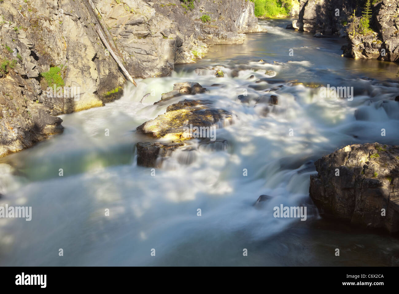 Dagger Falls, SalmonChallis National Forest, Idaho, USA Stock Photo
