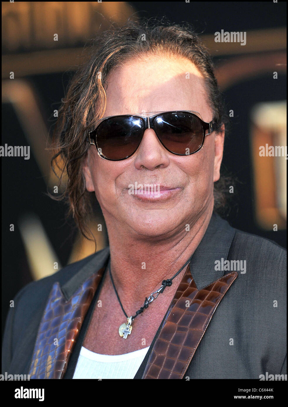 Mickey Rourke The 'Iron Man 2' world premiere held at El Capitan ...