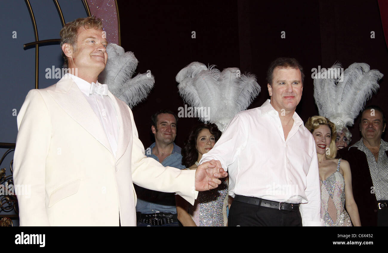 Kelsey Grammer, Douglas Hodge, and cast on stage during the opening