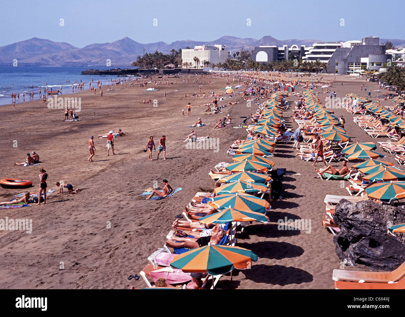 View Along The Beach Playa Blanca Puerto Del Carmen