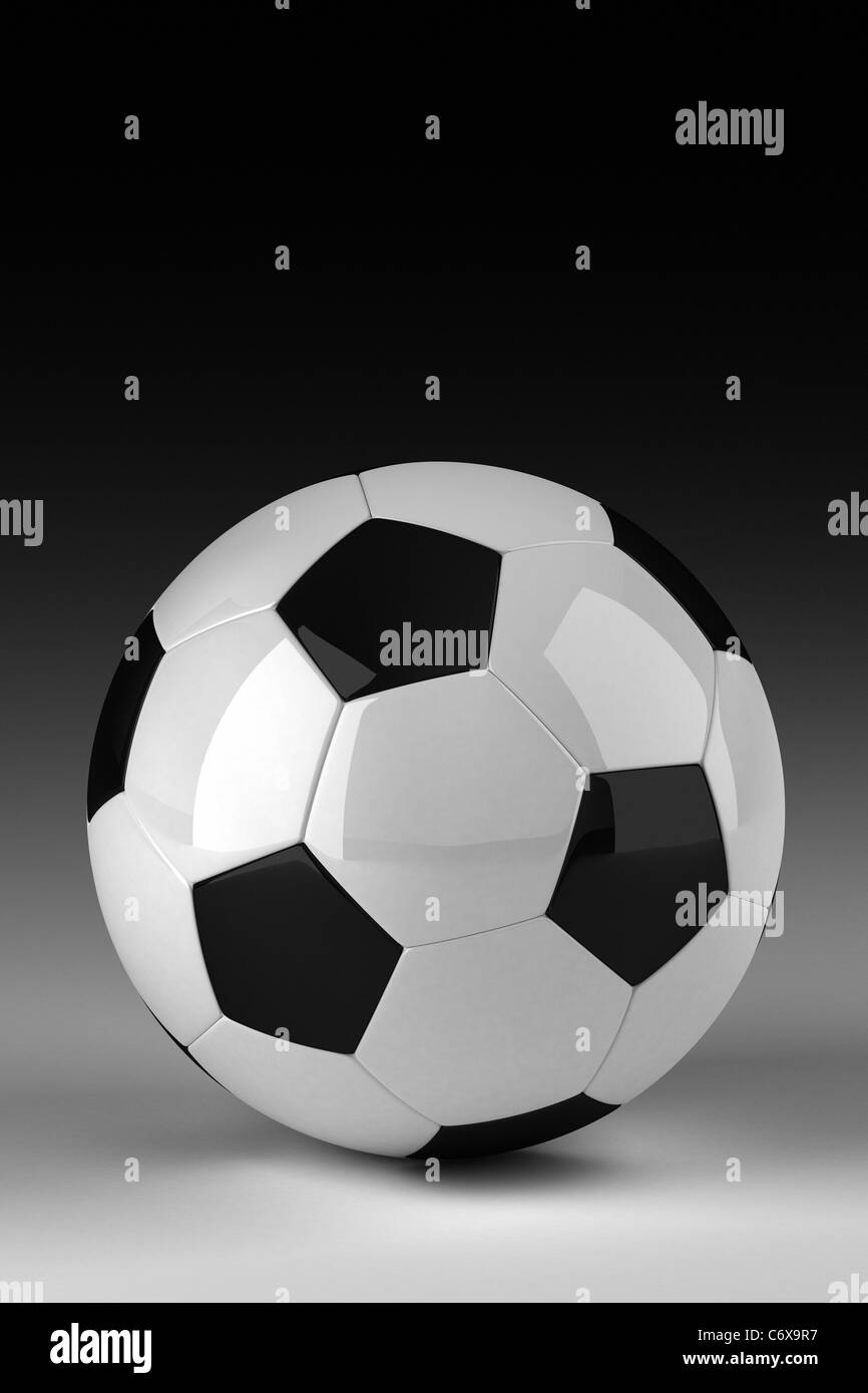 Soccer ball in studio Stock Photo Alamy