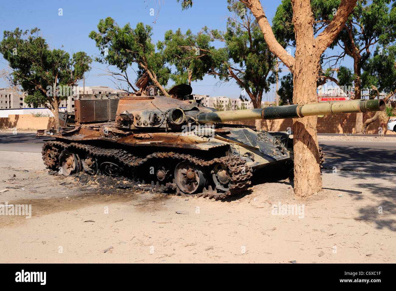A Blow Up Destroyed Soviet T72 Tank Just Out Side Benghazi In The Stock Photo Alamy A Blow Up Destroyed Soviet T72 Tank Just Out Side Benghazi In The Stock Photo Alamy
