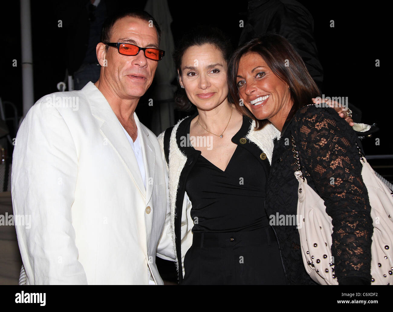Jean Claude Van Damme and Gladys Portugues, Cannes International Film