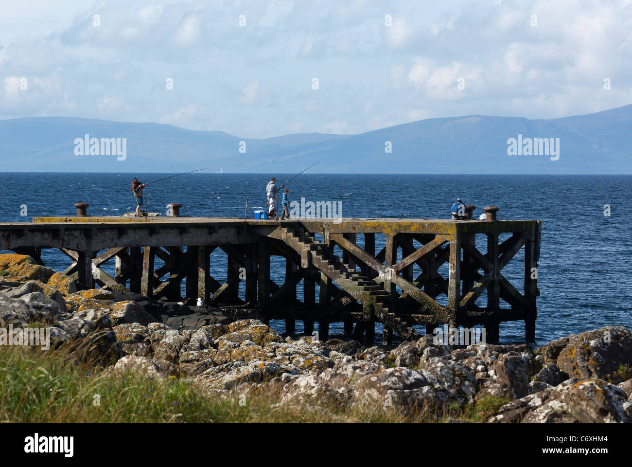 Portencross pier hires stock photography and images Alamy