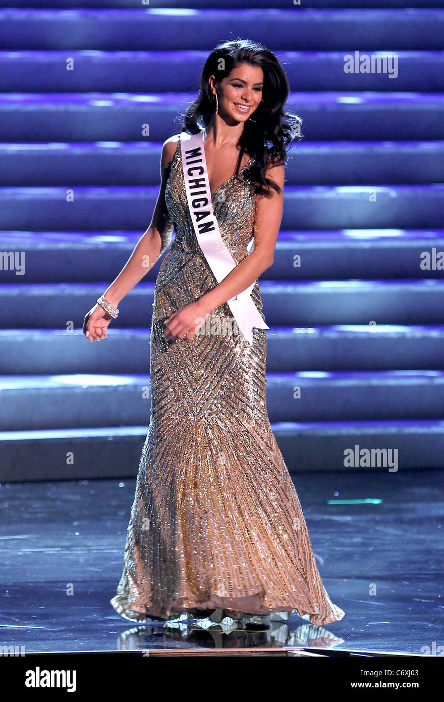 Miss Michigan, Rima Fakih, was crowned 'Miss USA 2010' at
