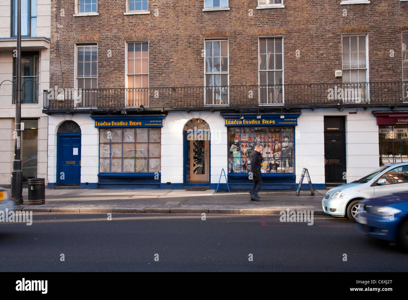 London Beatles Store, Baker Street, London, Uk Stock Photo