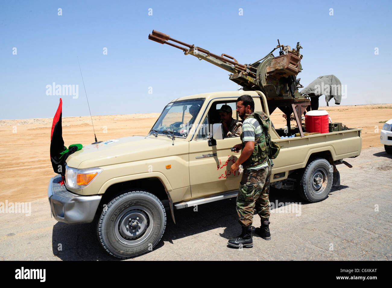 fights from the NTC stop on their way to the front line a t a check ...