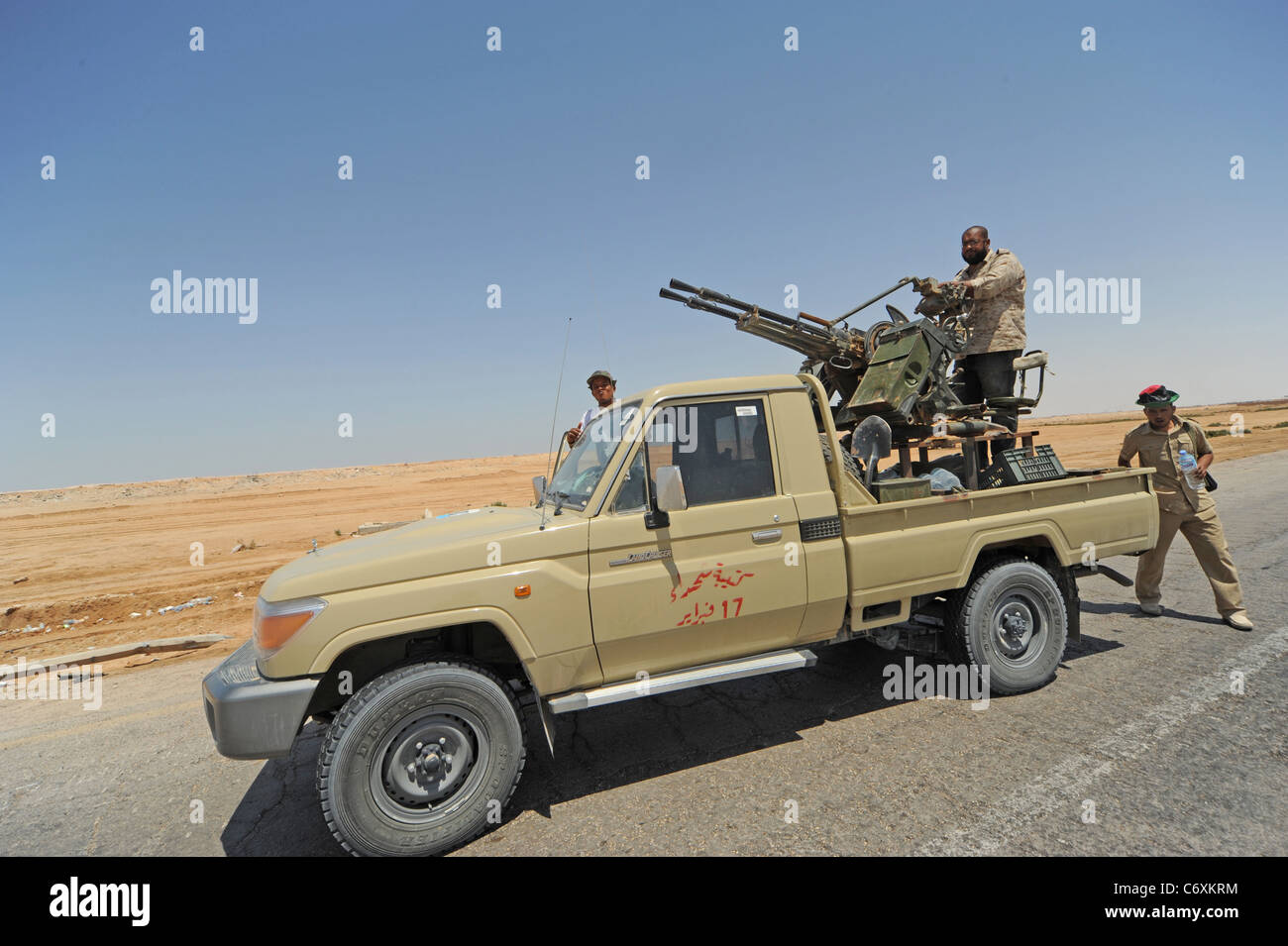 fights from the NTC stop on their way to the front line a t a check ...