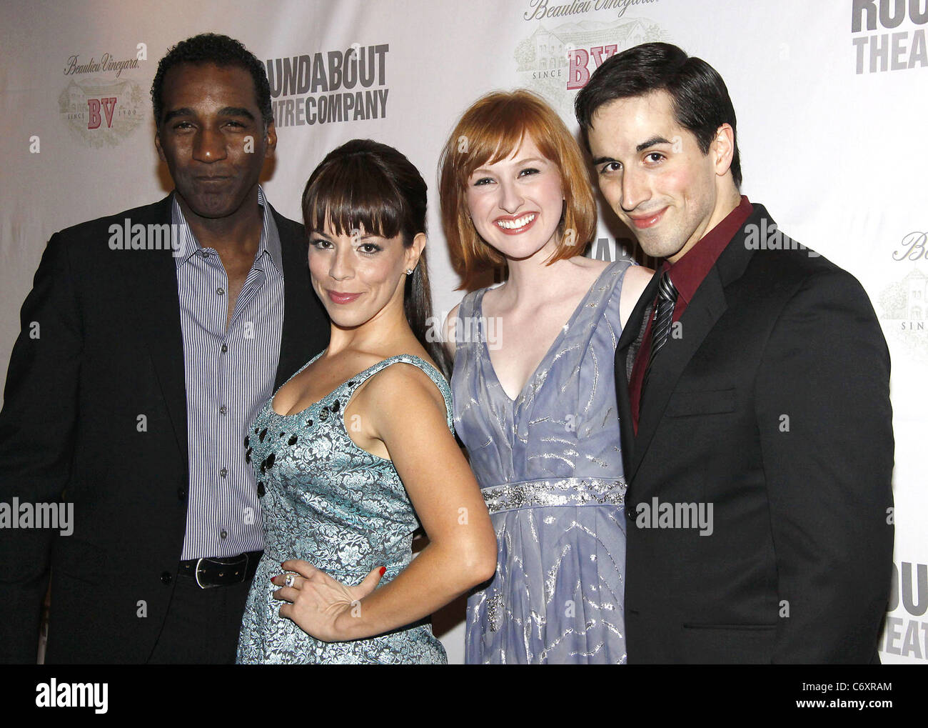 Noem Lewis, Leslie Kritzer, Erin Mackey, and Matthew Scott attending