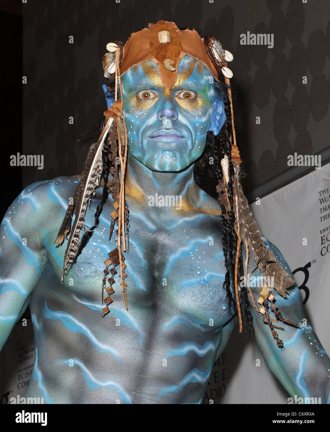 Na'vi 'Avatar' The 'Avatar' Cast celebrate the 40th Anniversary of Earth Day held At The JW Marriott LA Live Los Angeles, Stock Photo