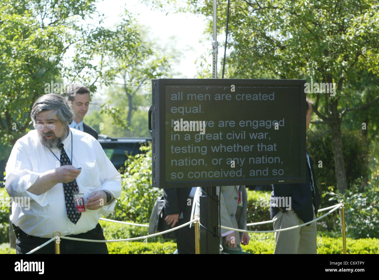 President obama teleprompter hires stock photography and images Alamy
