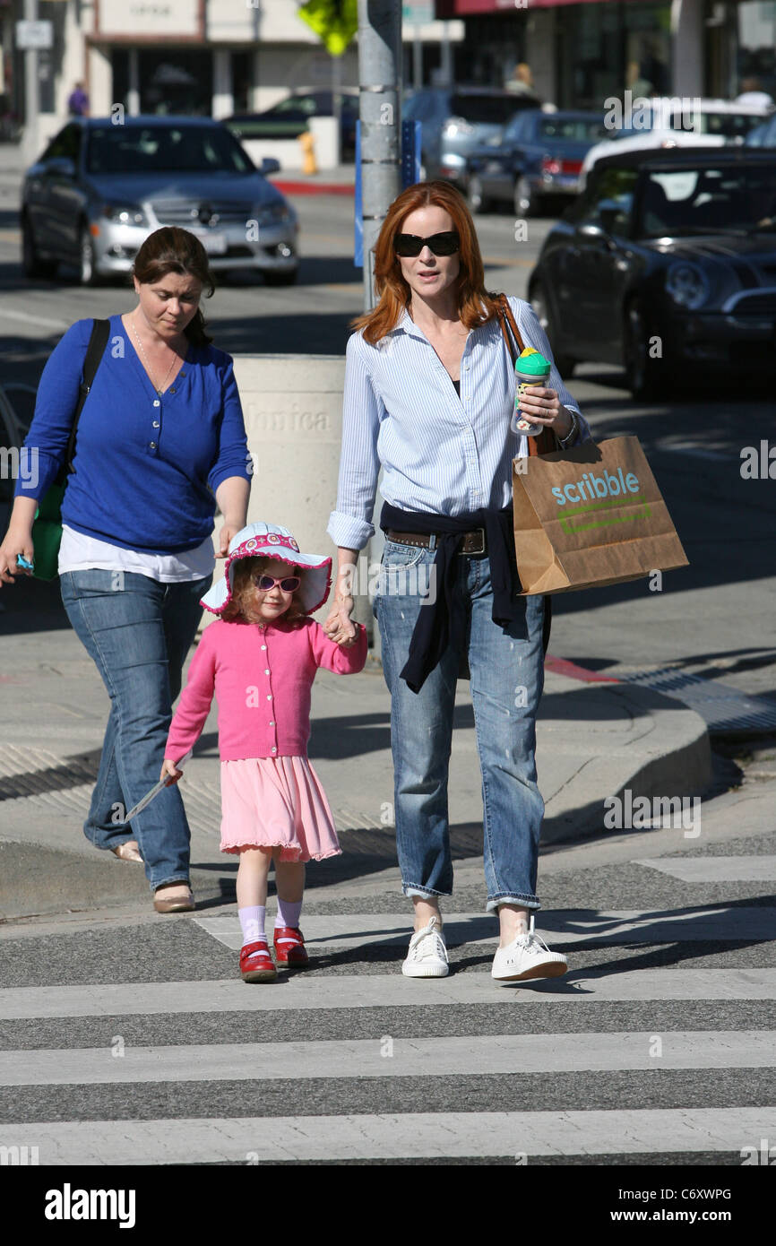 Desperate Housewives star Marcia Cross was spotted out and about in