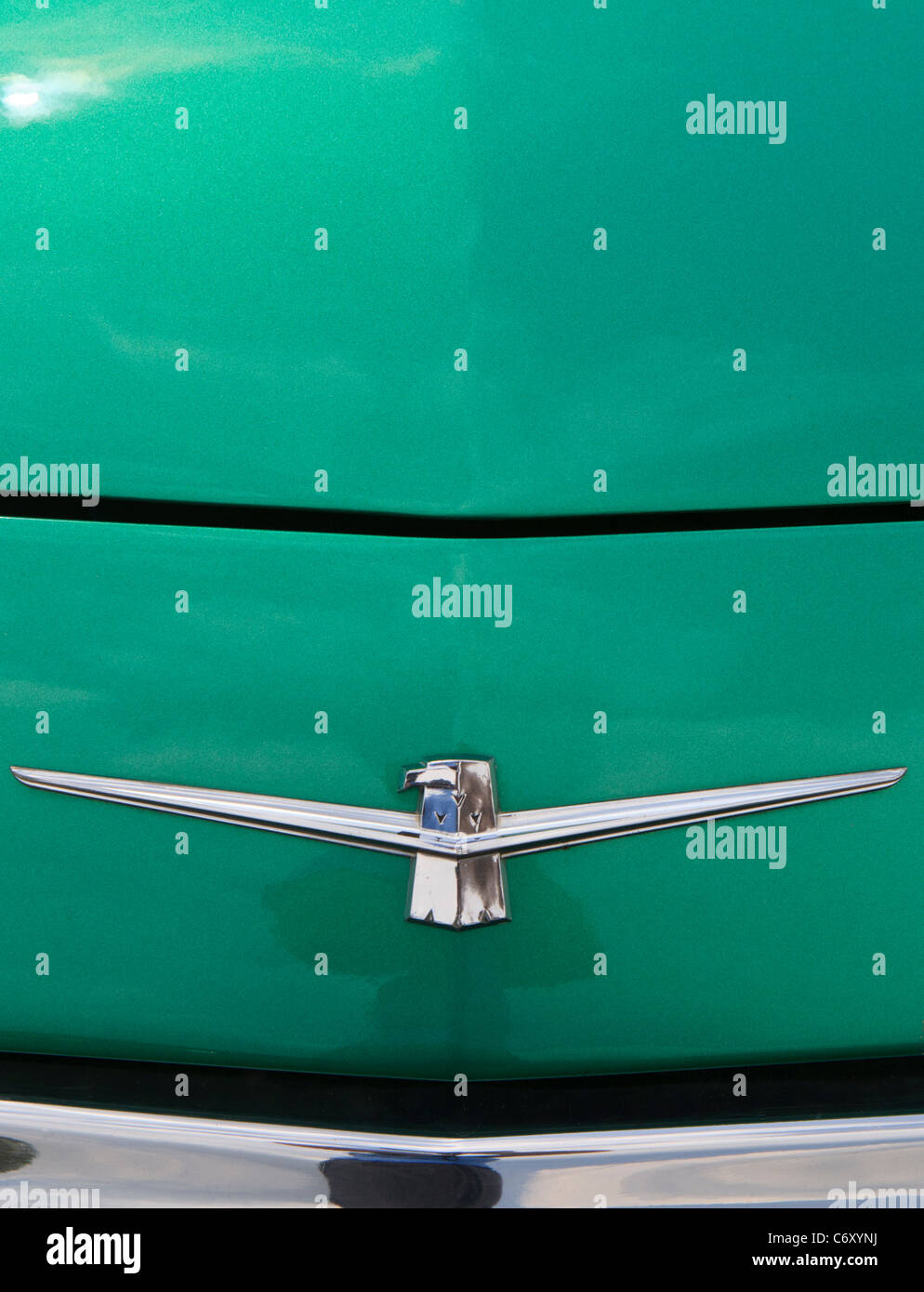 Ford Thunderbird hood ornament Stock Photo - Alamy