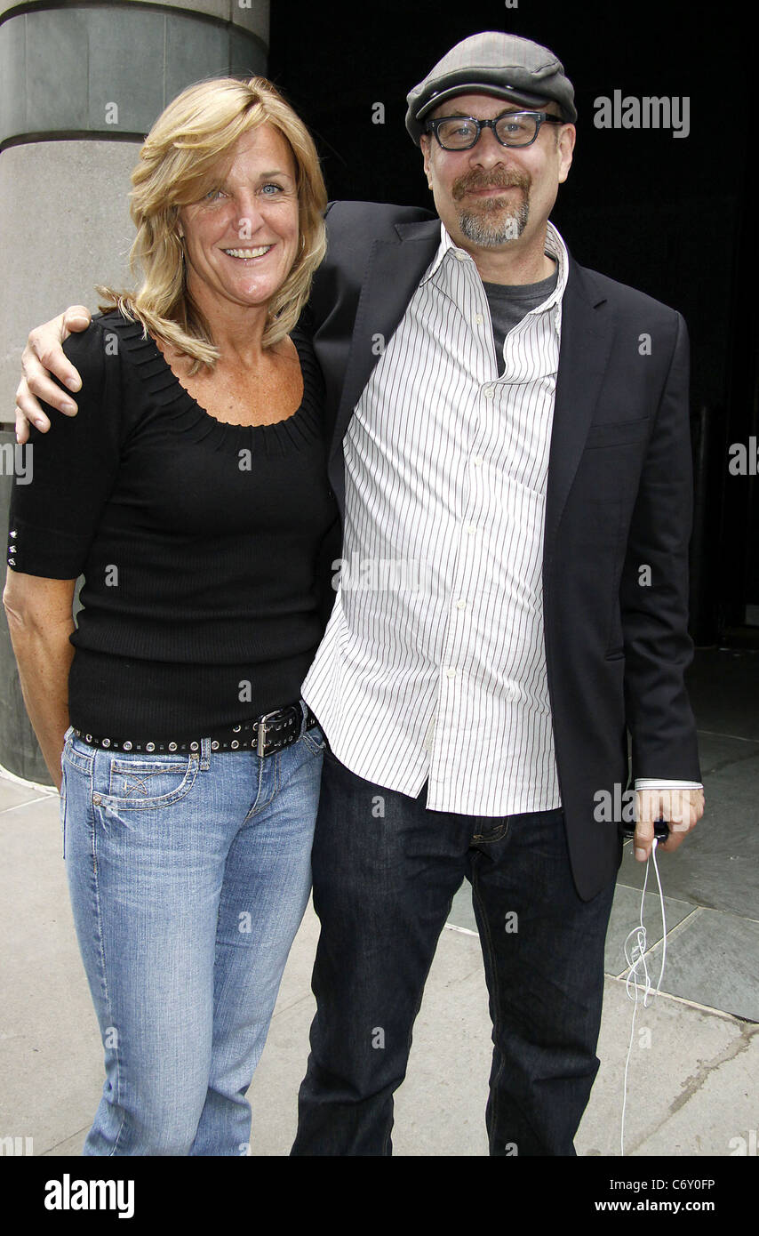 Kristin Rohde and Terry Kinney at the reading of 'Godfather IV' benefiting Primary Stages and the Writers Guild of America East Stock Photo
