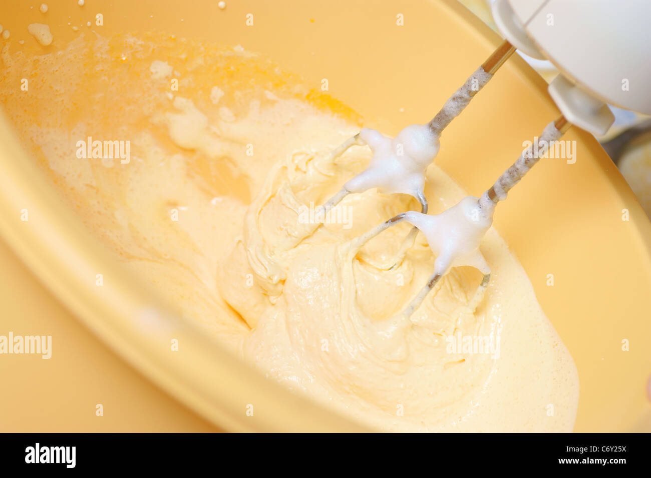 dough, make pastry, mixer Stock Photo Alamy