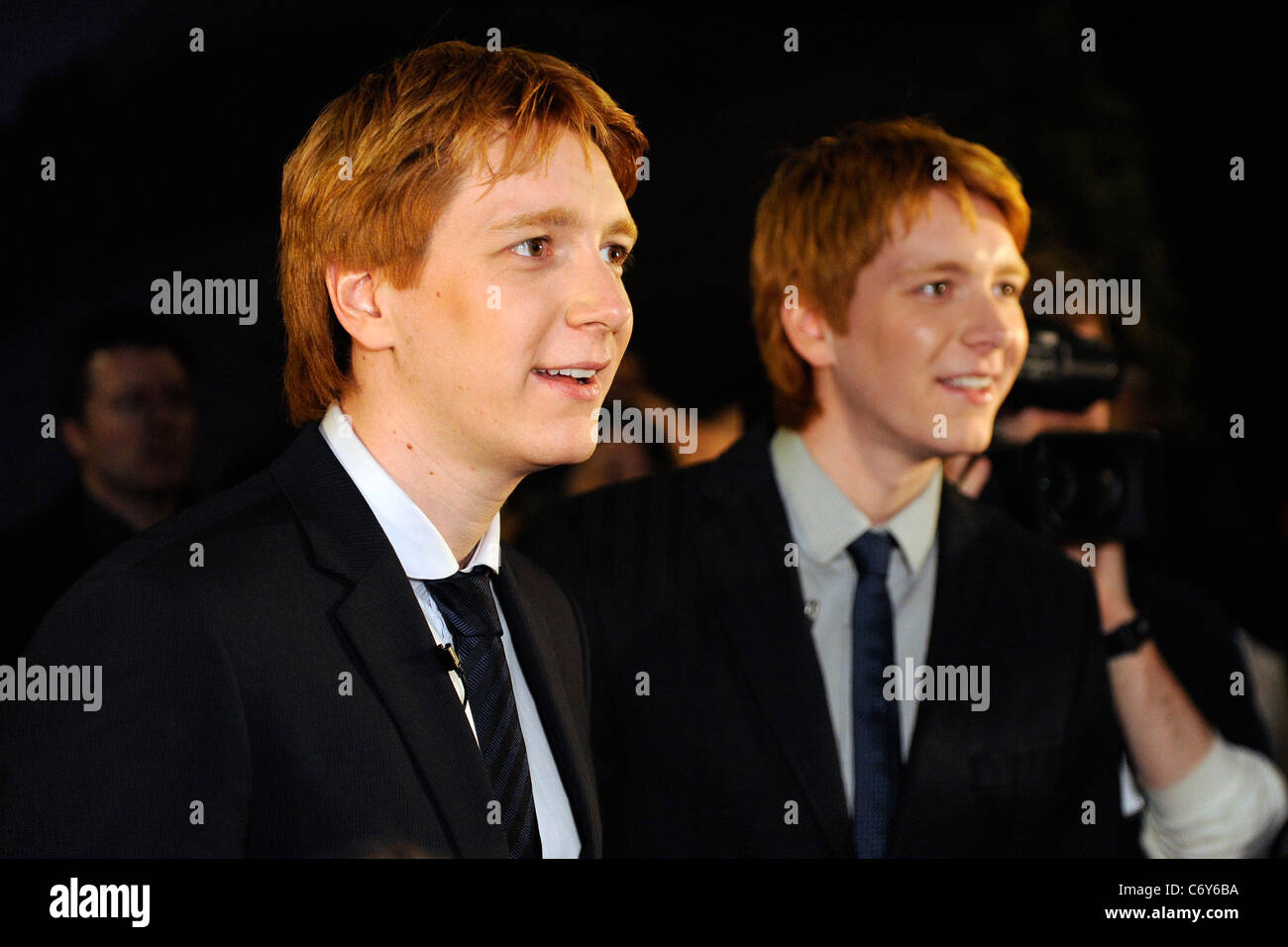 James Phelps and Oliver Phelps Harry Potter The Exhibition media