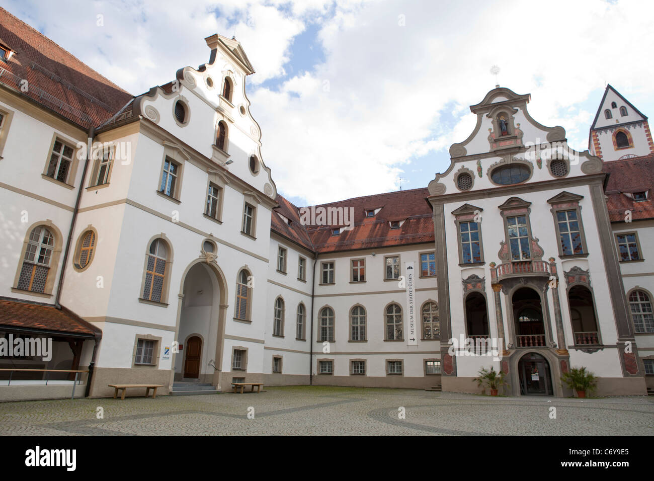 Saint Magnus kloster in Fussen Bavaria, Germany Stock Photo