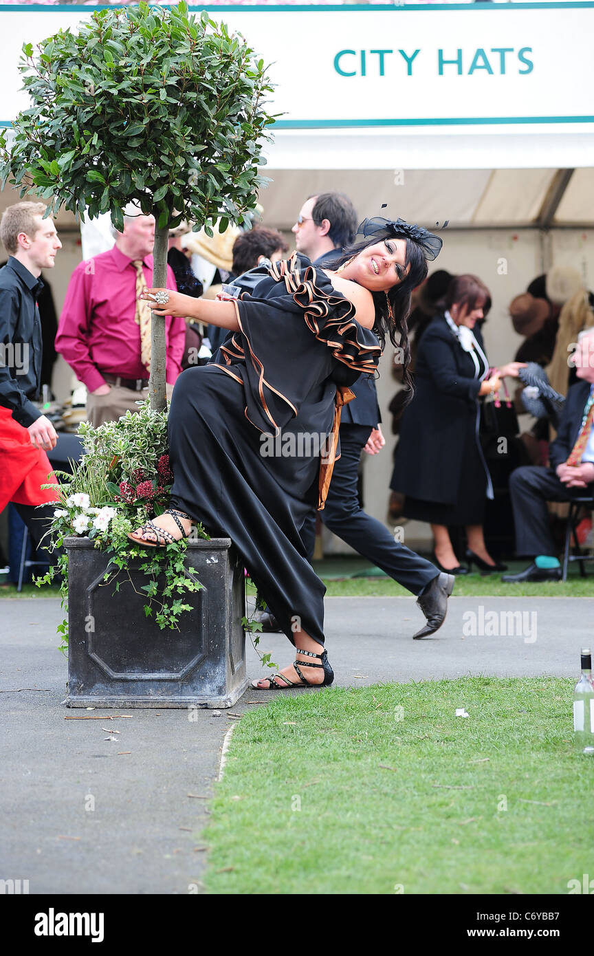 Ladies day aintree race course hi-res stock photography and images - Alamy