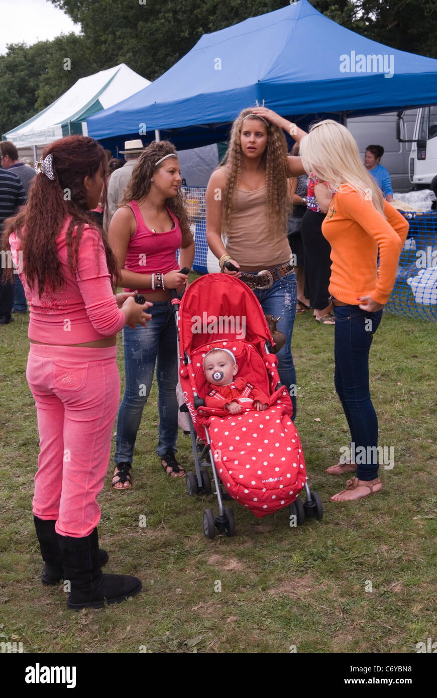 Barnet Gypsy Horse Fair Hertfordshire UK Teen Gyp