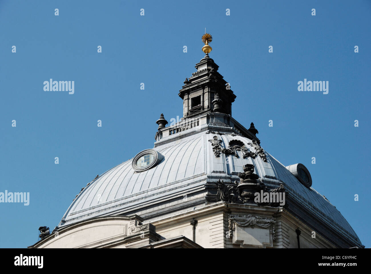 Westminster Methodist Central Hall dome, London, England Stock Photo