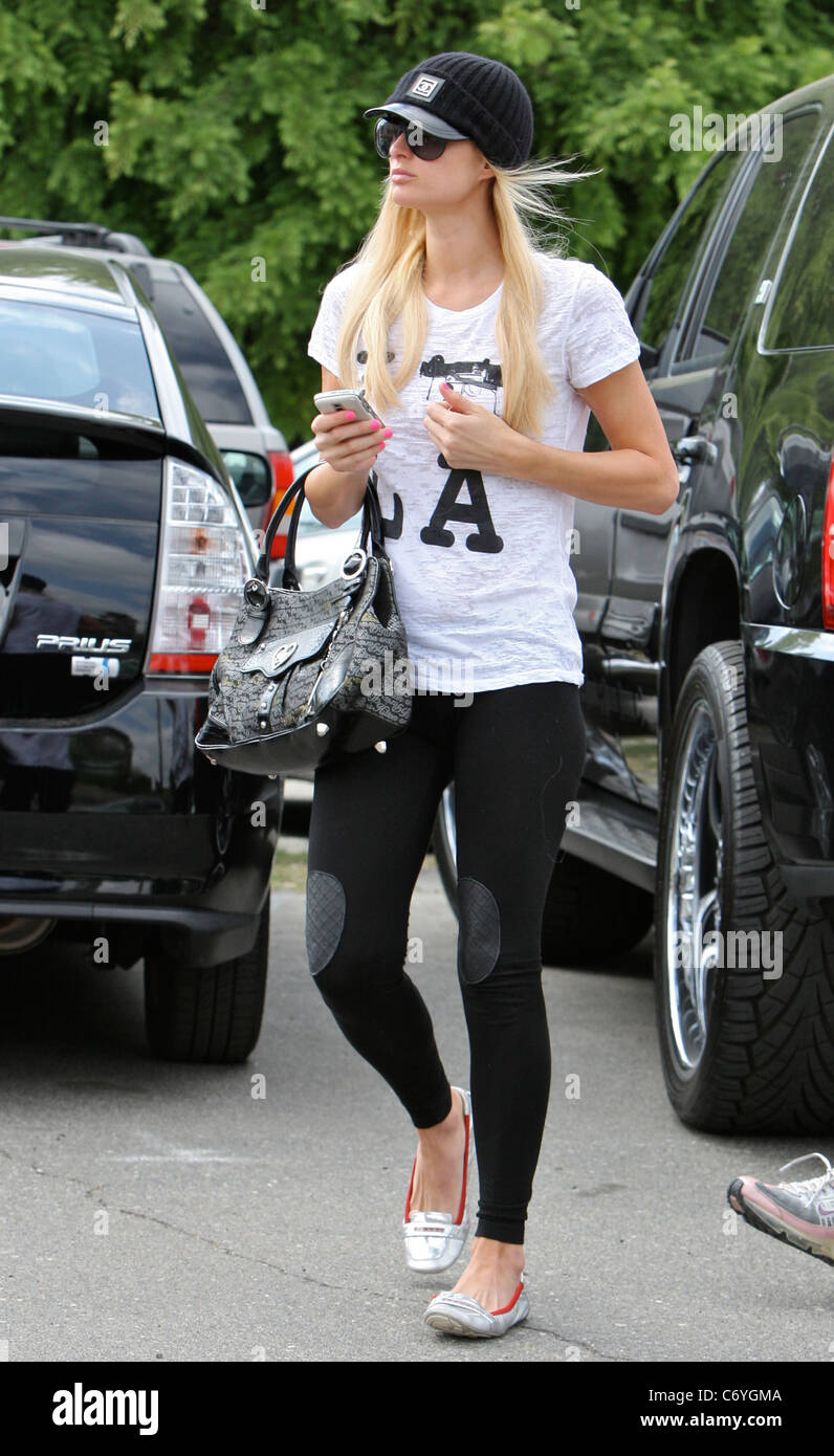 Paris Hilton out shopping at Blick Art Supplies in West Hollywood. Los