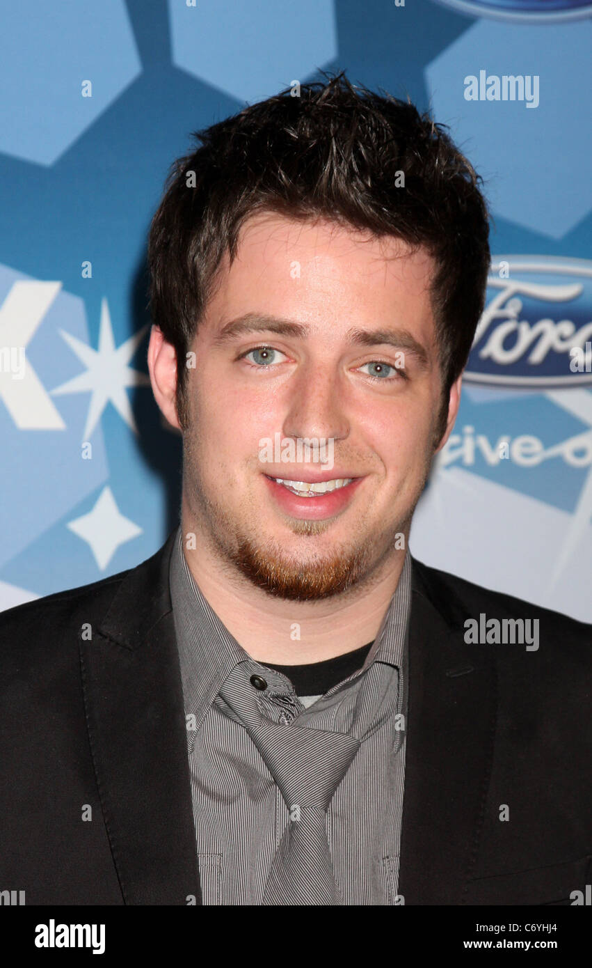 Lee Dewyze The American Idol Top 12 Party for Season 9 at the Industry Club  Los Angeles, California  Stock Photo - Alamy