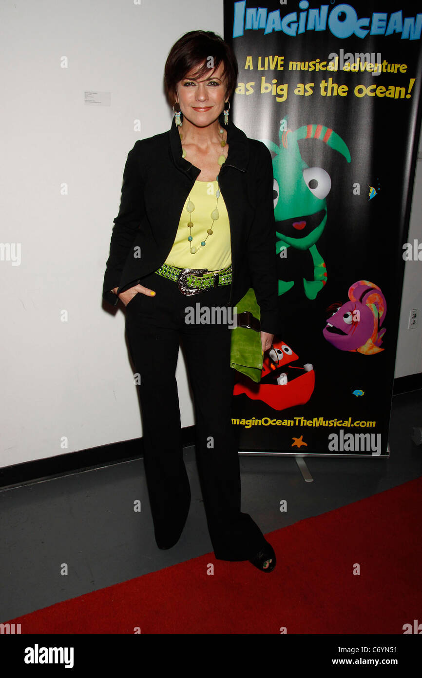 Colleen Zenk Pinter from As the World Turns Opening Night of 'John Tartagliaâ€™s ImaginOcean' at the New World Stages. New York Stock Photo