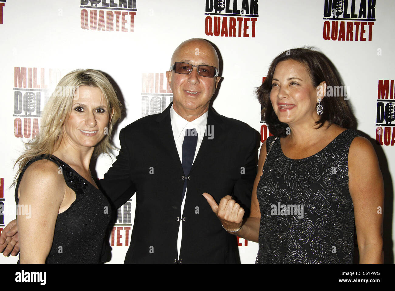Paul Schaffer attending the opening night of the Broadway musical ...