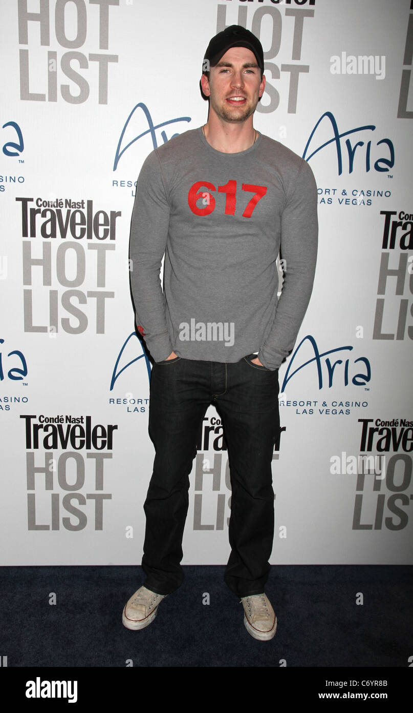 Chris Evans Conde Nast Traveler Hot List Party held at Haze Nightclub at  Aria Resort and Casino at City Center Las Vegas Stock Photo - Alamy