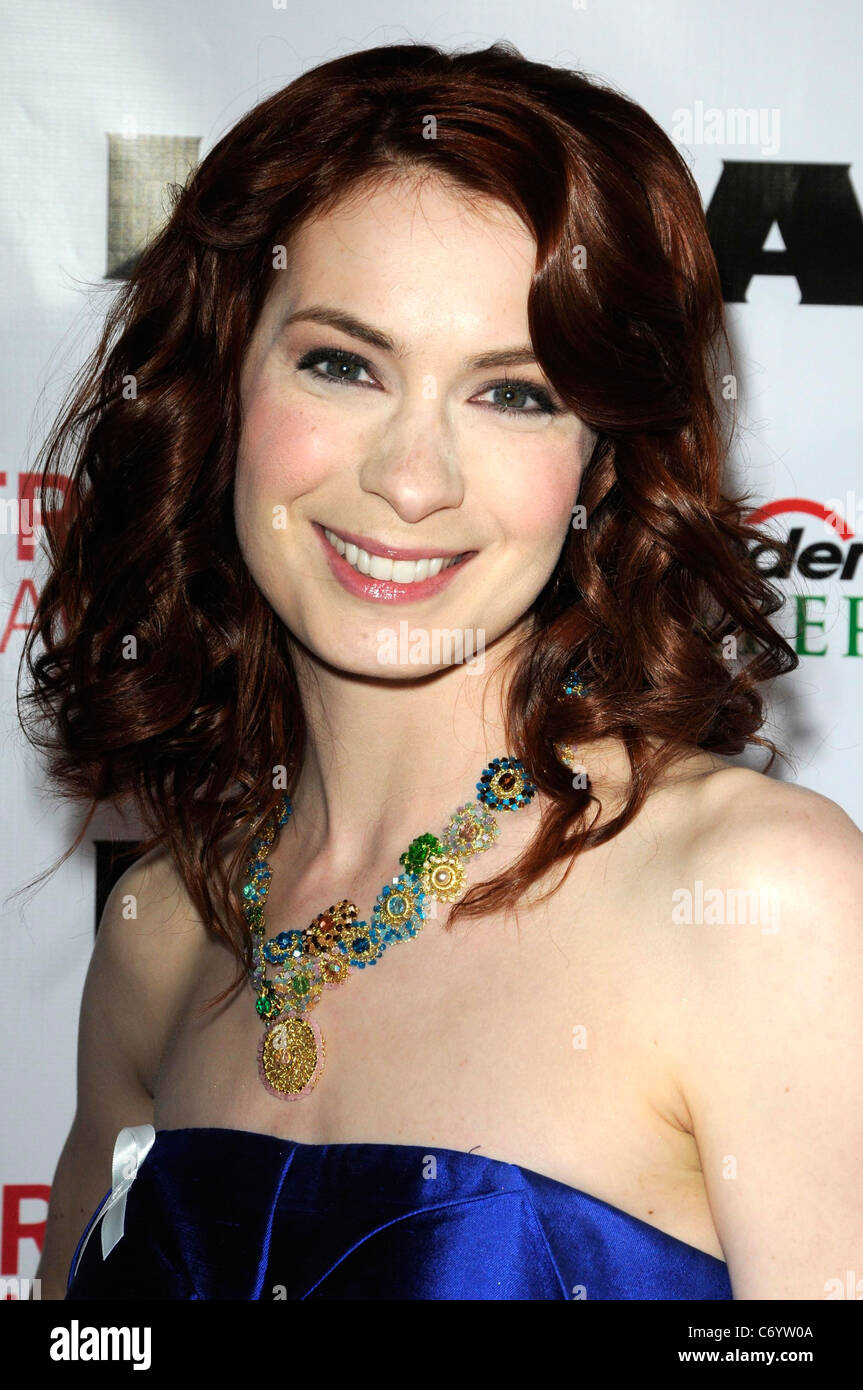 Felicia Day 2nd Annual Streamy Awards Arrivals held At The Orpheum Theatre Los Angeles, California - 11.04.10 Starbux Stock Photo