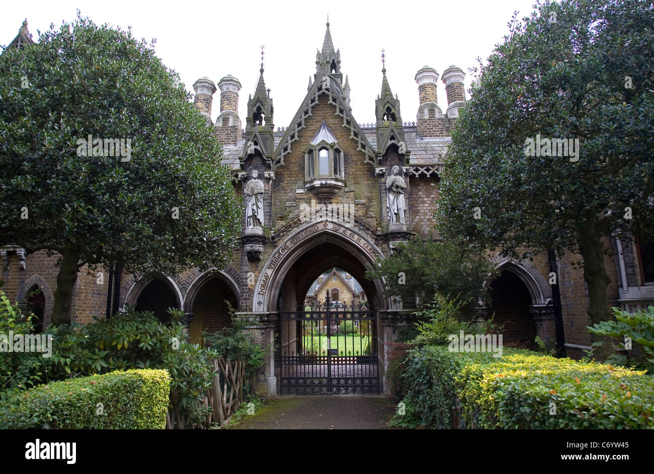 Holly Village in Highgate Stock Photo Alamy