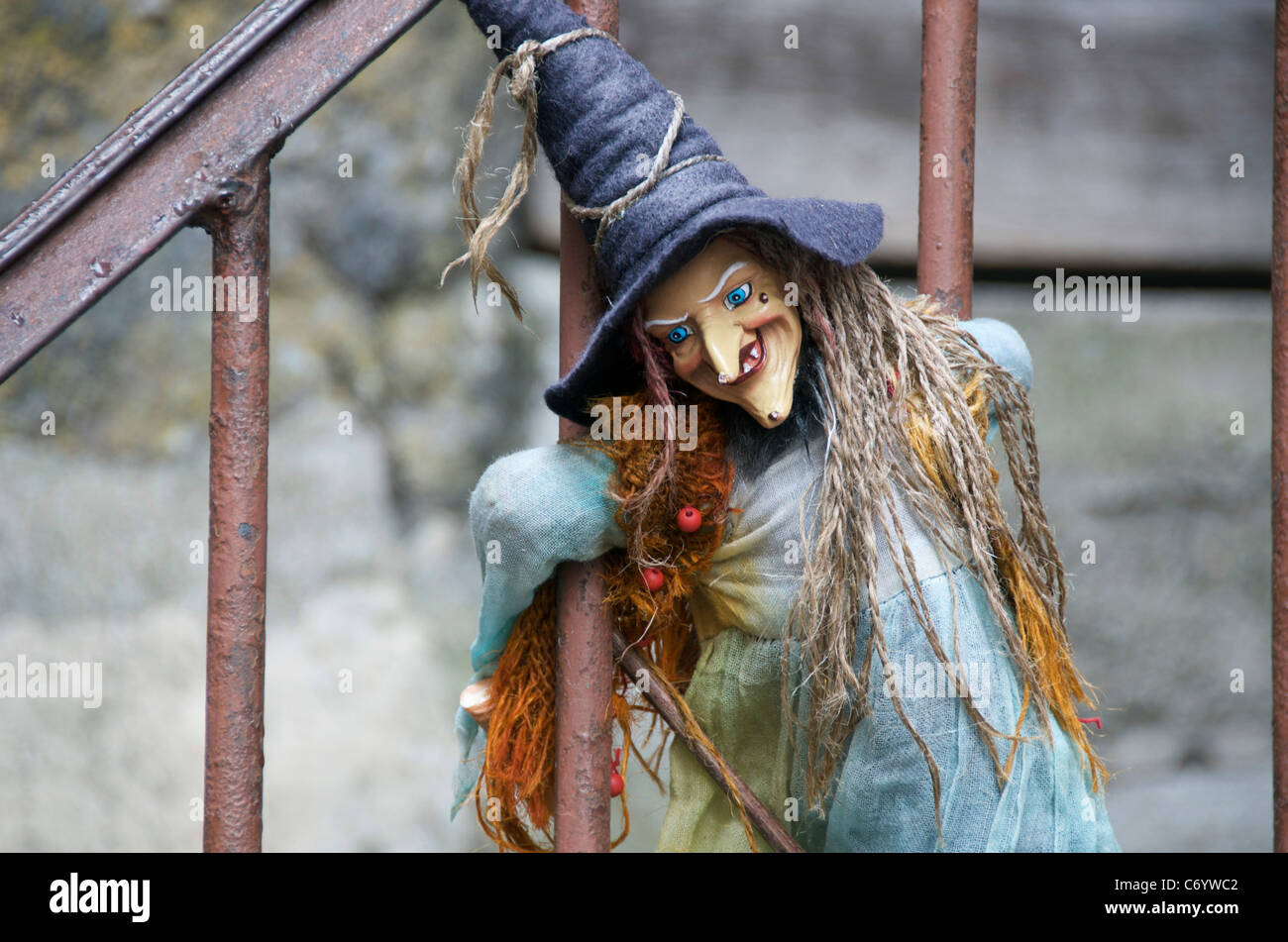 Witch puppet. Stock Photo