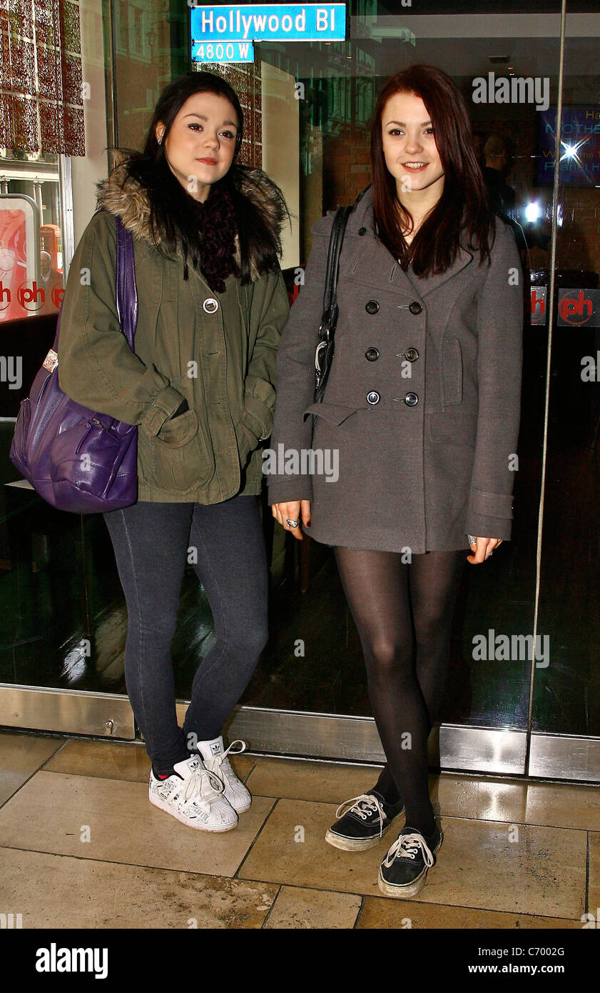 Katherine Prescott and Megan Prescott VIP Mothers Day Brunch held at Planet Hollywood London, England - 14.03.10 Mark Douglas Stock Photo