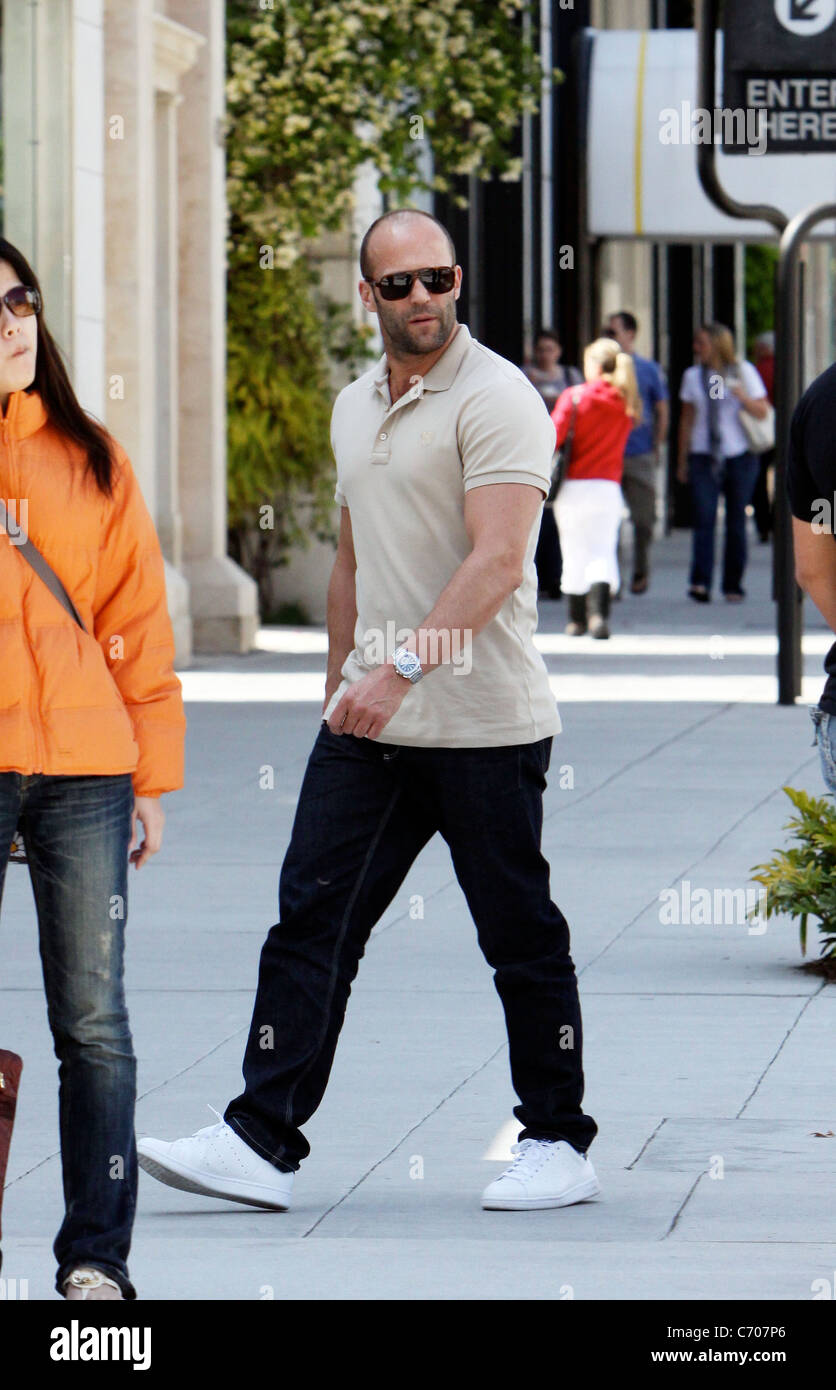 Actor Jason Statham leaving the Chanel Store Beverly Hills Stock Photo -  Alamy