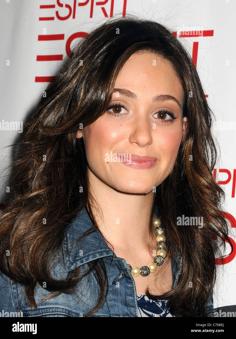 Emmy Rossum at the Esprit flagship store opening - Arrivals New York ...