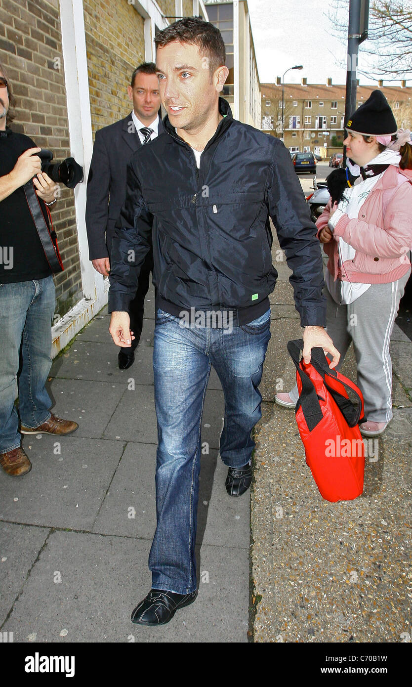 Gino D'Acampo arrives at the Riverside Studios for the filming of the ...
