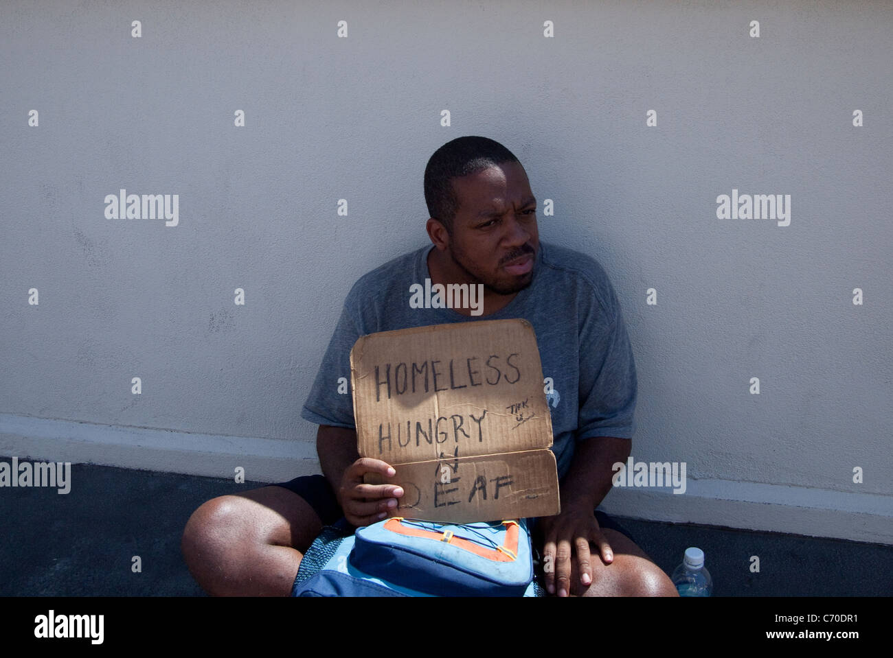 Homeless Black Man High Resolution Stock Photography And Images Alamy