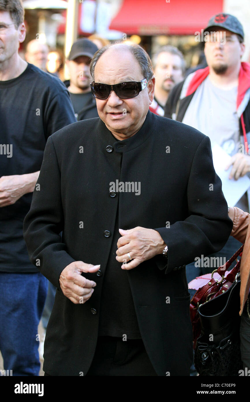 Cheech Marin walking through the grove in Hollywood Los Angeles, USA