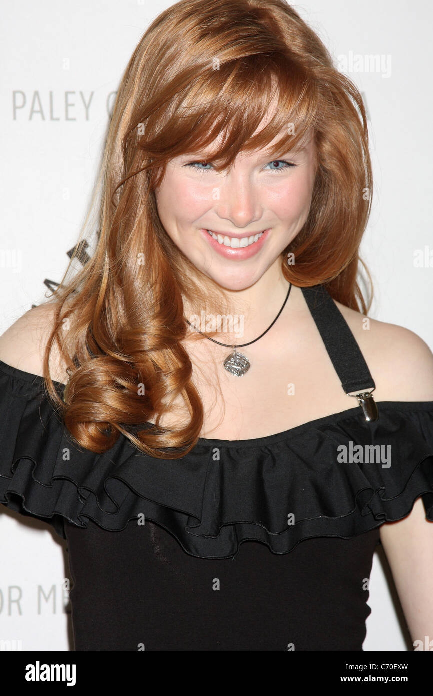Molly C. Quinn The Paley Center for Media in Los Angeles Presents An Evening with CASTLE held at The Paley Center for Media Stock Photo