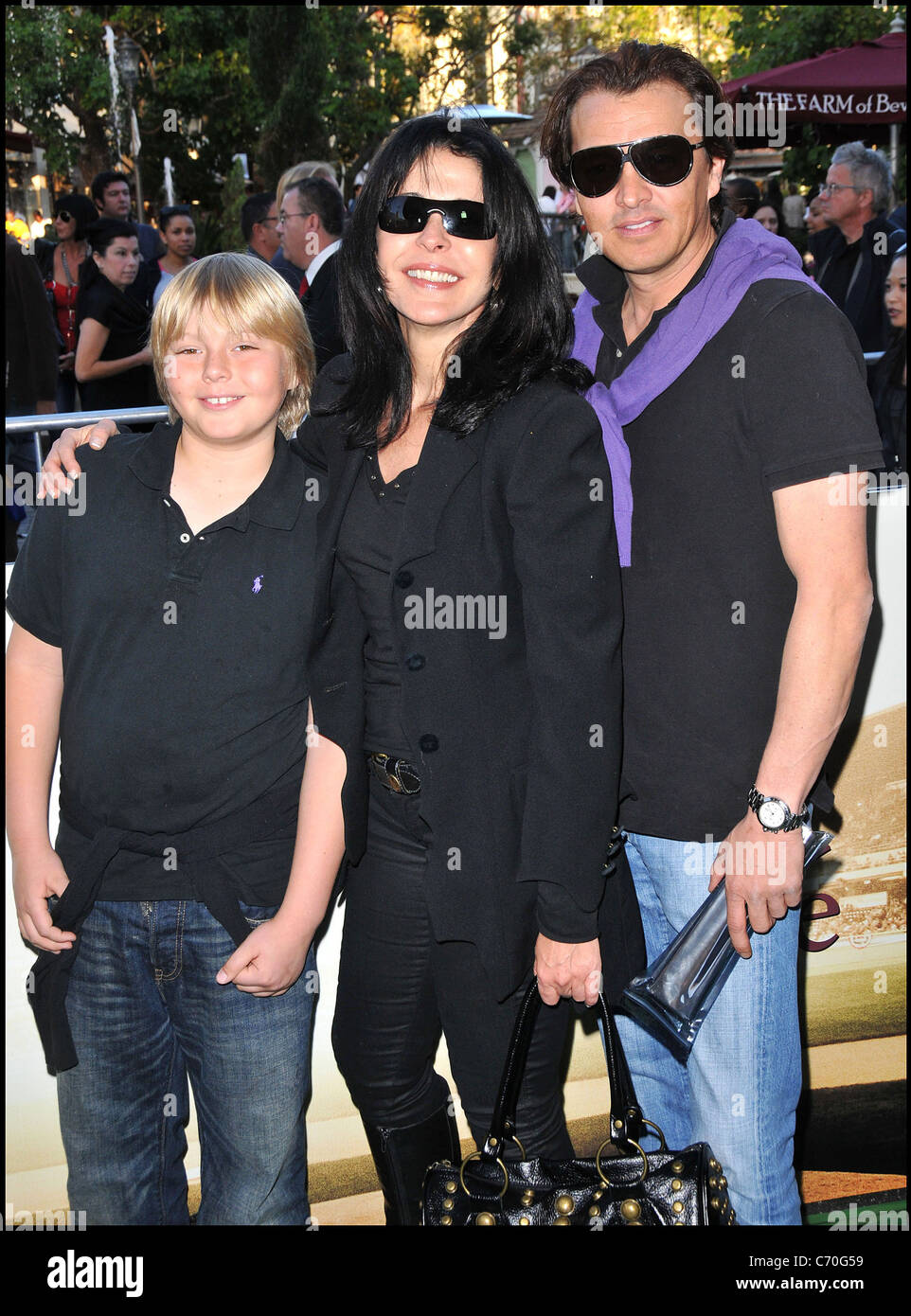 Maria Conchita Alonso and family Premiere of 'The Perfect Game' held at ...